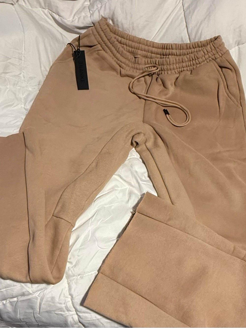 Ananke Camel/Tan Cozy flair Sweatpants men’s large. F2